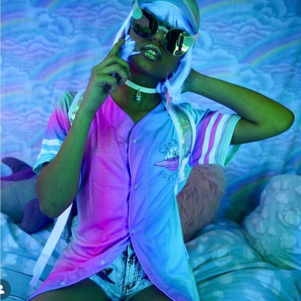 Vibrant Multicolor Baseball Jersey